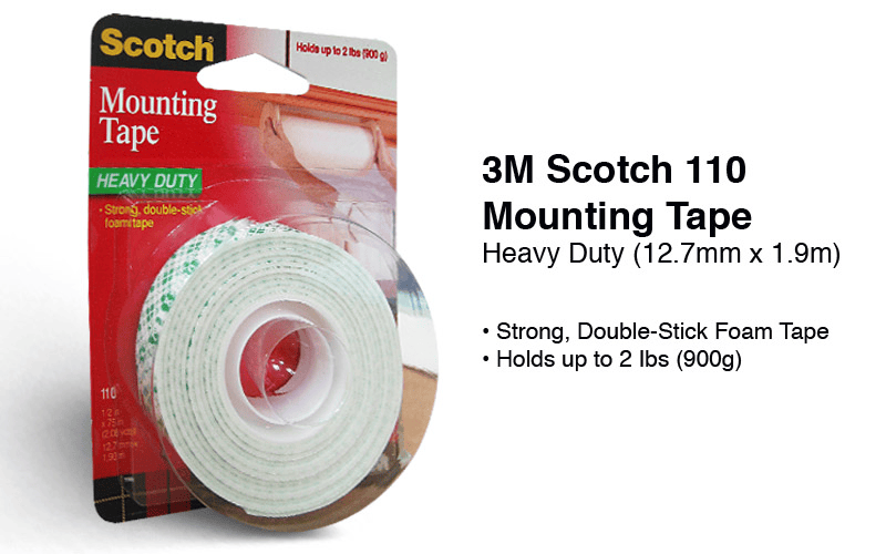SCOTCH DOUBLE SIDED MOUNTING ROLL HEAVY DUTY 1"X50" - 114