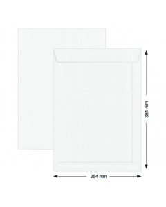 HISPAPEL ENVELOP WHITE 15" X 10" B17 PKT-250