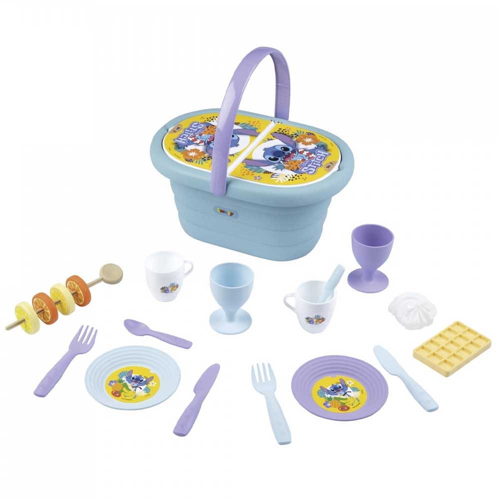 Stitch piChinaic basket pink