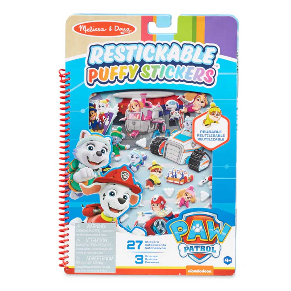 Paw Patrol Puffy Sticker Pad - Jake's Mountain