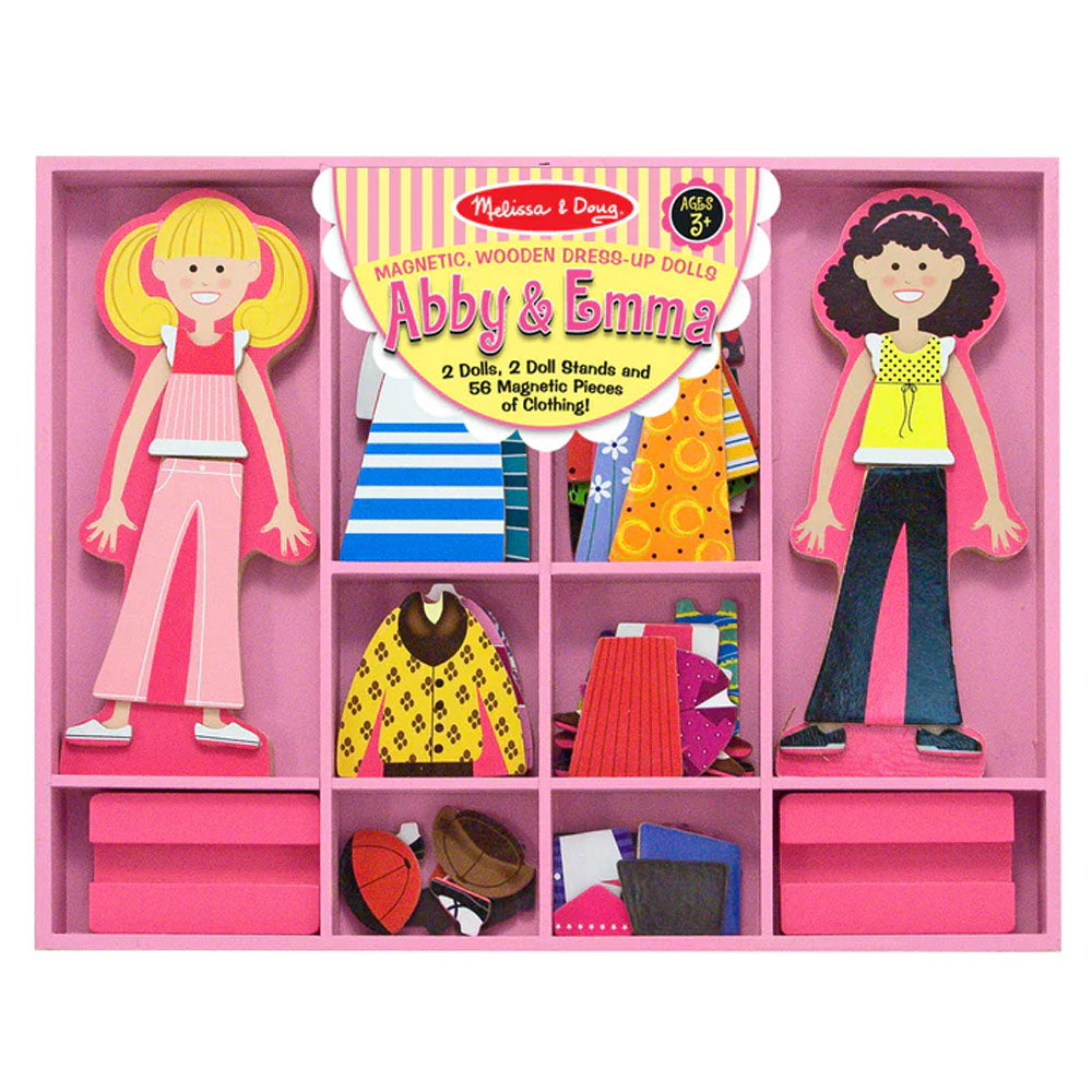 Abby & Emma Wooden Magnetic Dress-Up Play Se