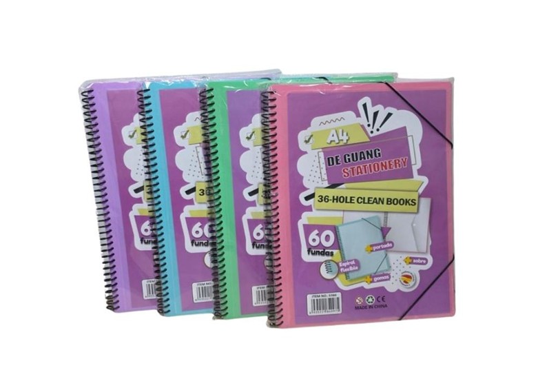 36 HOLE 60 SHEET SPIRAL DISPLAY BOOK 5160