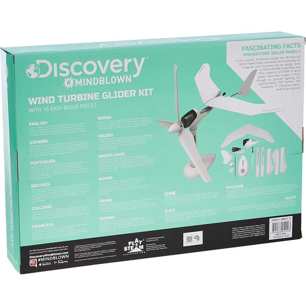 KIDS DIY WIND TURBINE GLIDER KIT