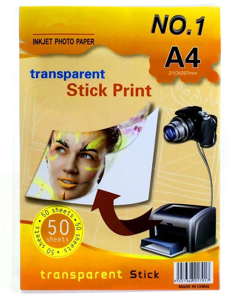 A4 TRANSPARENT STICK SHEET PETA4-2W2