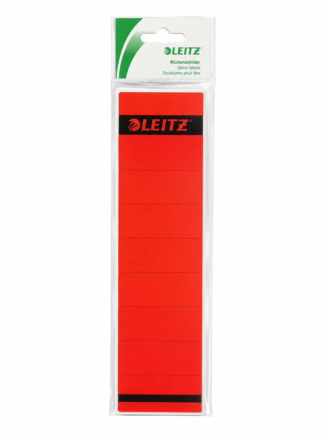leitz box file label big red