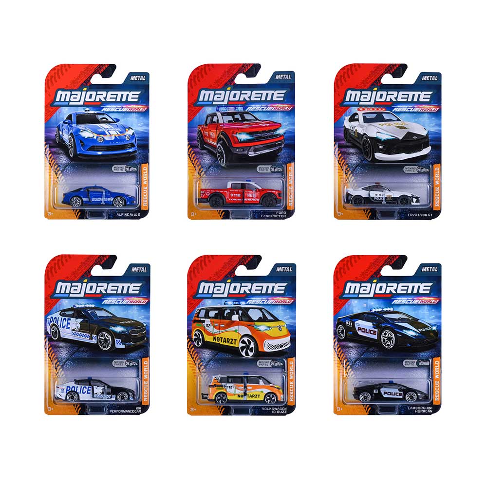 Rescue World Premium Cars, 6-asst.