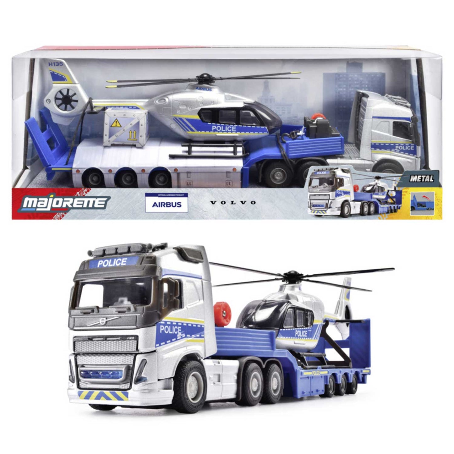 Volvo Truck + Airbus Police Helicopter