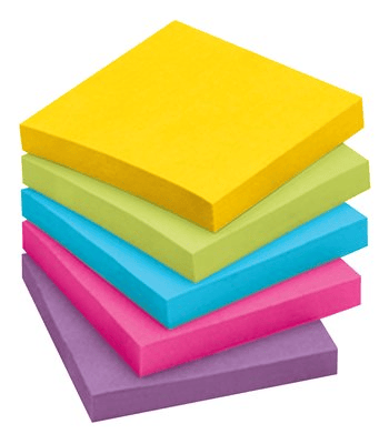 POST-IT ULTRA COLOURS 1.5" X 2" 653AU