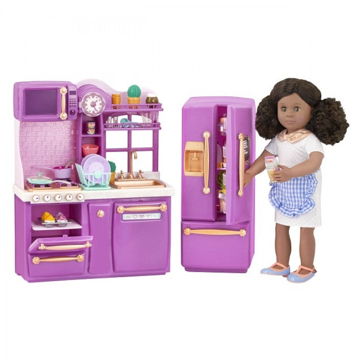 Our Generation Gourmet Kitchen Set Purple