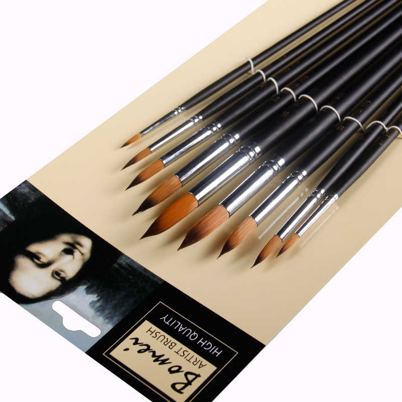 Artist Brushes 10 Pcs / Large Size