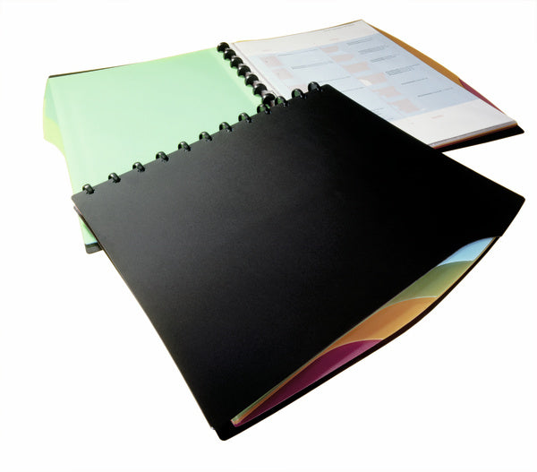 DURABLE DURALOOK STYLE DISPLAY BOOK WITH 4 PART INDEX 2435