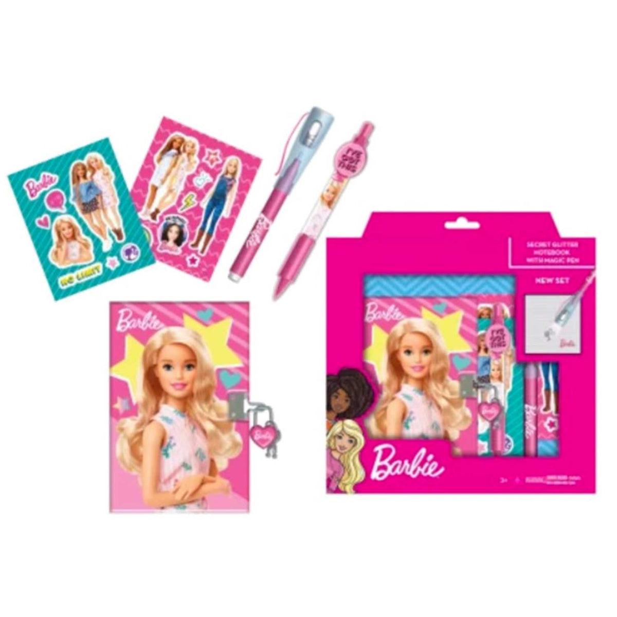 BARBIE NOTEBOOK WITH MAGIC PEN