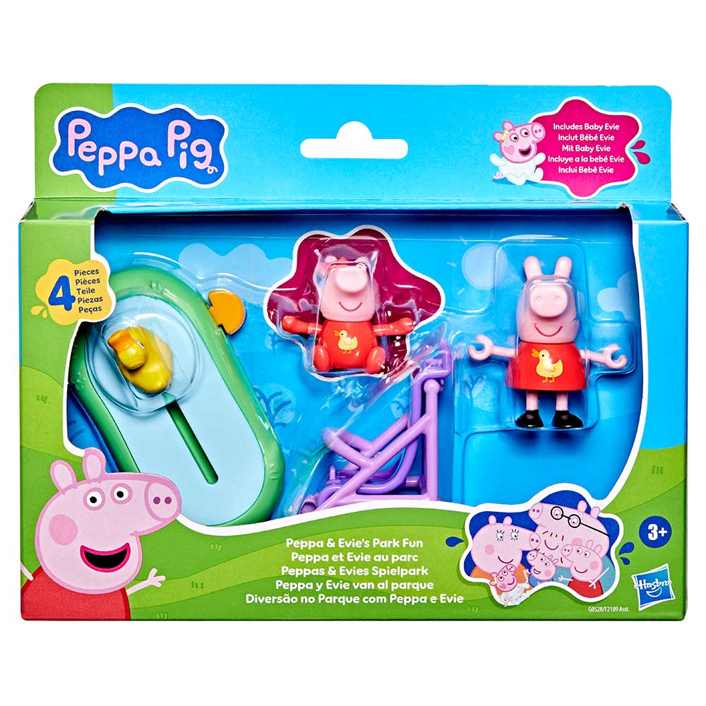 PEP PEPPA AND EVIES PARK FUN