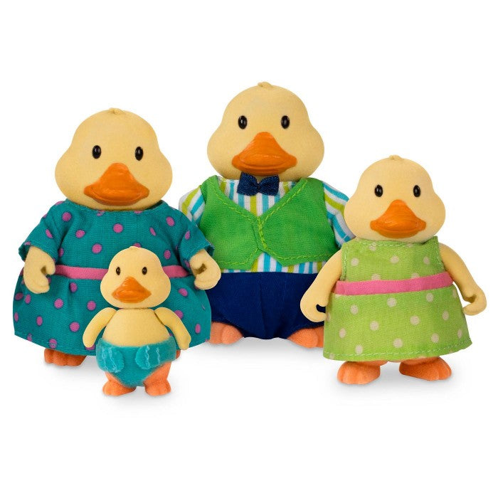 Li'l Woodzeez The Quickquack Duck Family with Storybook