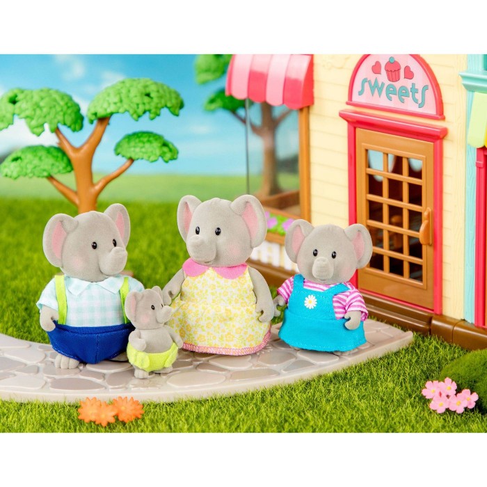 Li'l Woodzeez The Oliphant Elephant Family with Storybook