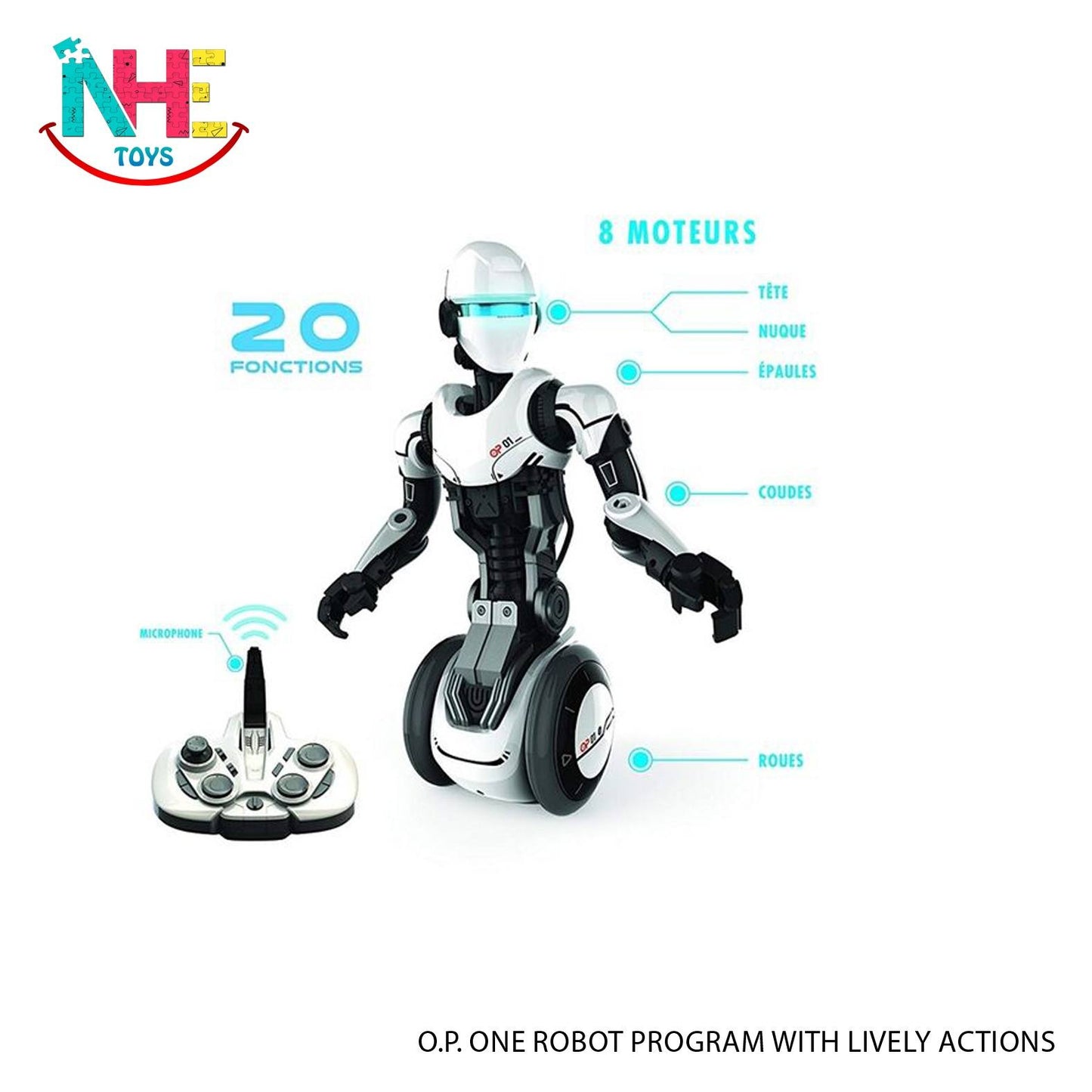 O.P. ONE ROBOT PROGRAM WITH LIVELY ACTIONS