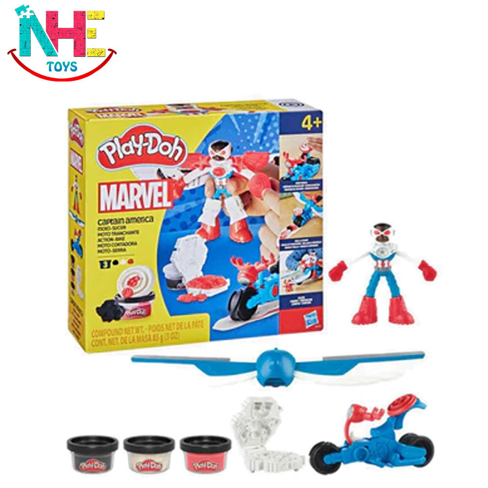 PlayDoh CAPTAIN AMERICA MOTO-SLICER