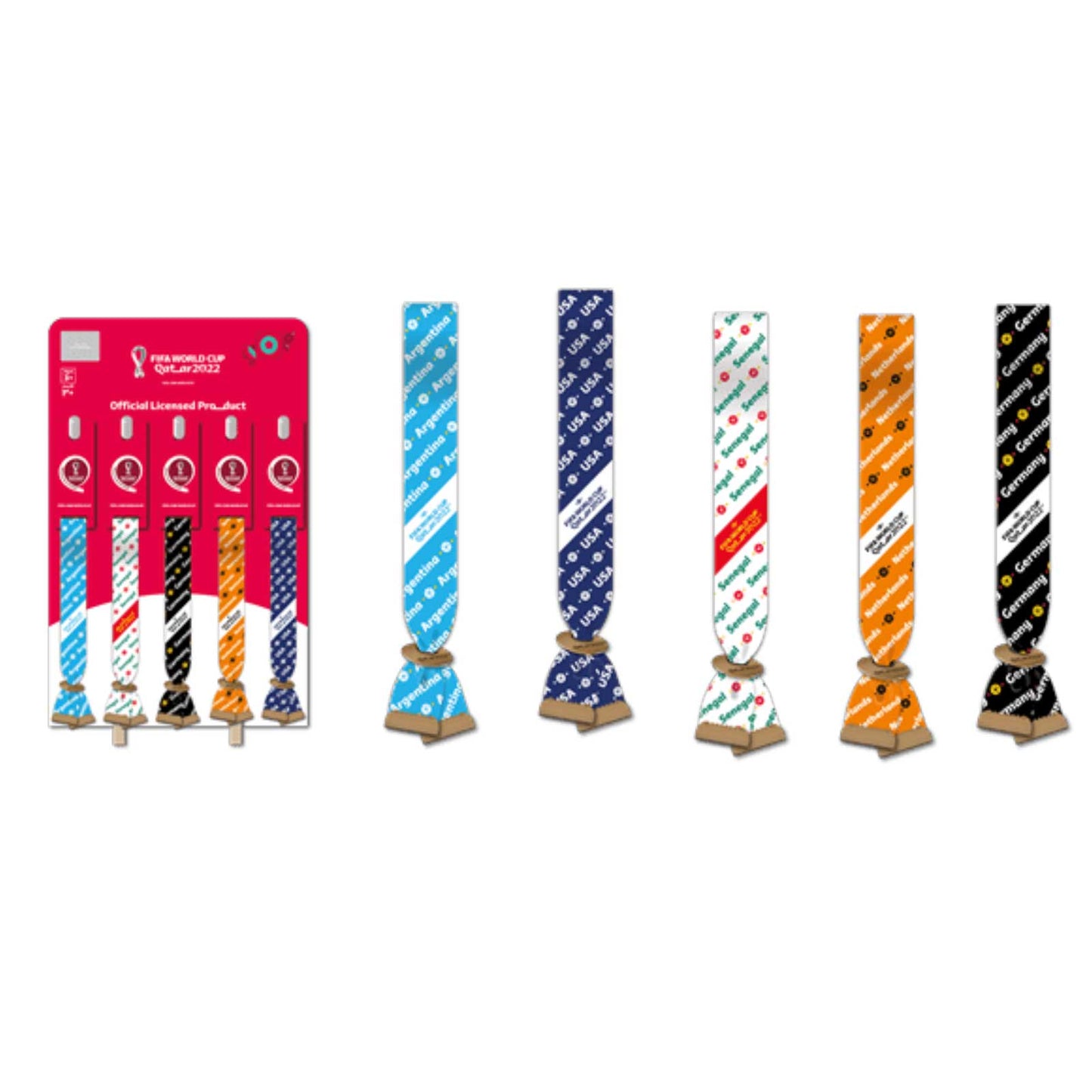 HOOK DISPLAY (5 HOOKS) - (Argentina, Germany, Netherlands, USA, IR Iran)