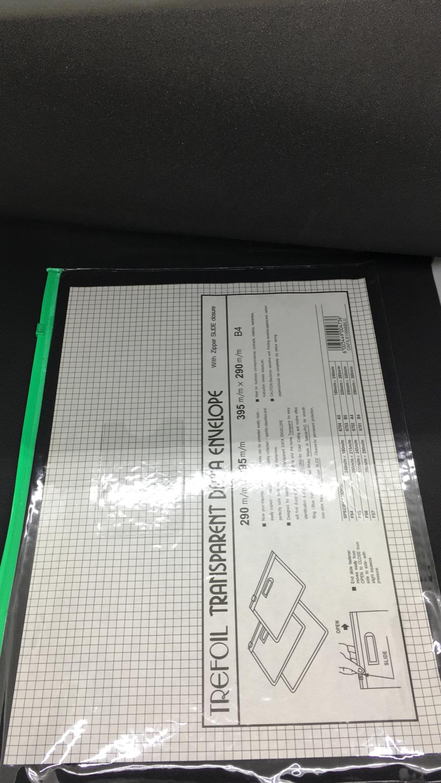 PVC ZIPPER BAG B4 ZB