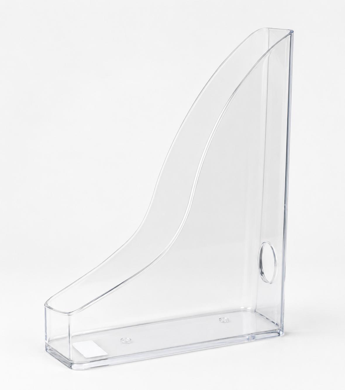 DURABLE MAGAZINE RACK TRANSPARENT