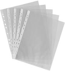 MAHA 11 HOLES PUNCH POCKET 80MICRON PKT of 100