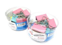 DINGLI BINDER CLIPS COLOUR 51 MM DL69401