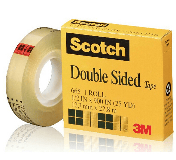 SCOTCH DOUBLE SIDED STRONG EXTERIOR MOUNTING TAPE 1"X60" - 4011