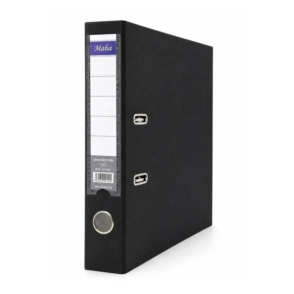 Maha Black Lever Arch File