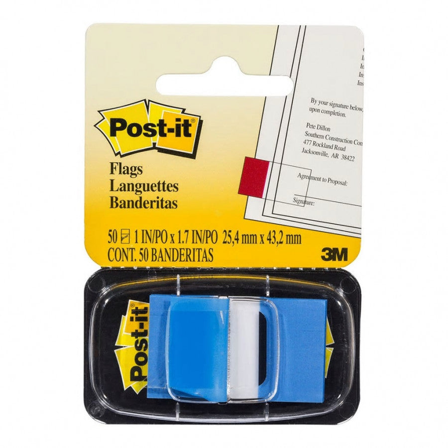 3M POST IT FLAGS BLUE 680-2
