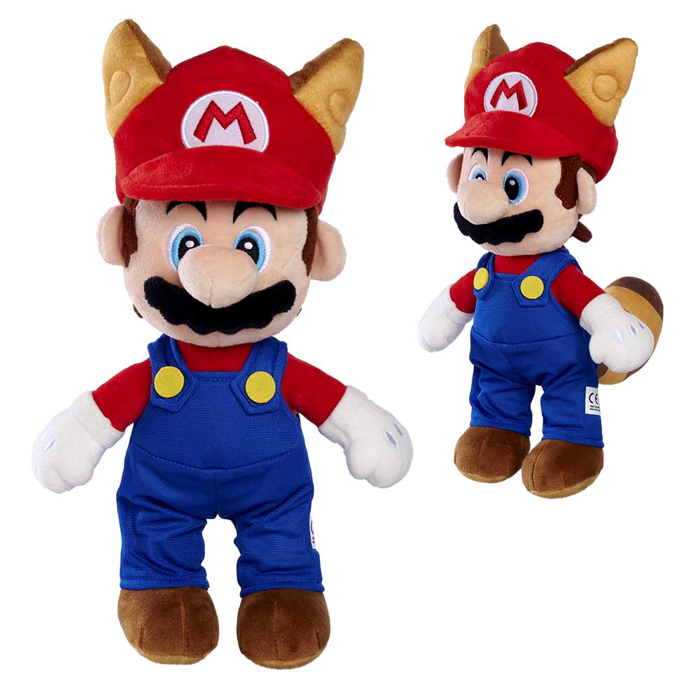 SuMa Racoon Mario Plush, 30cm