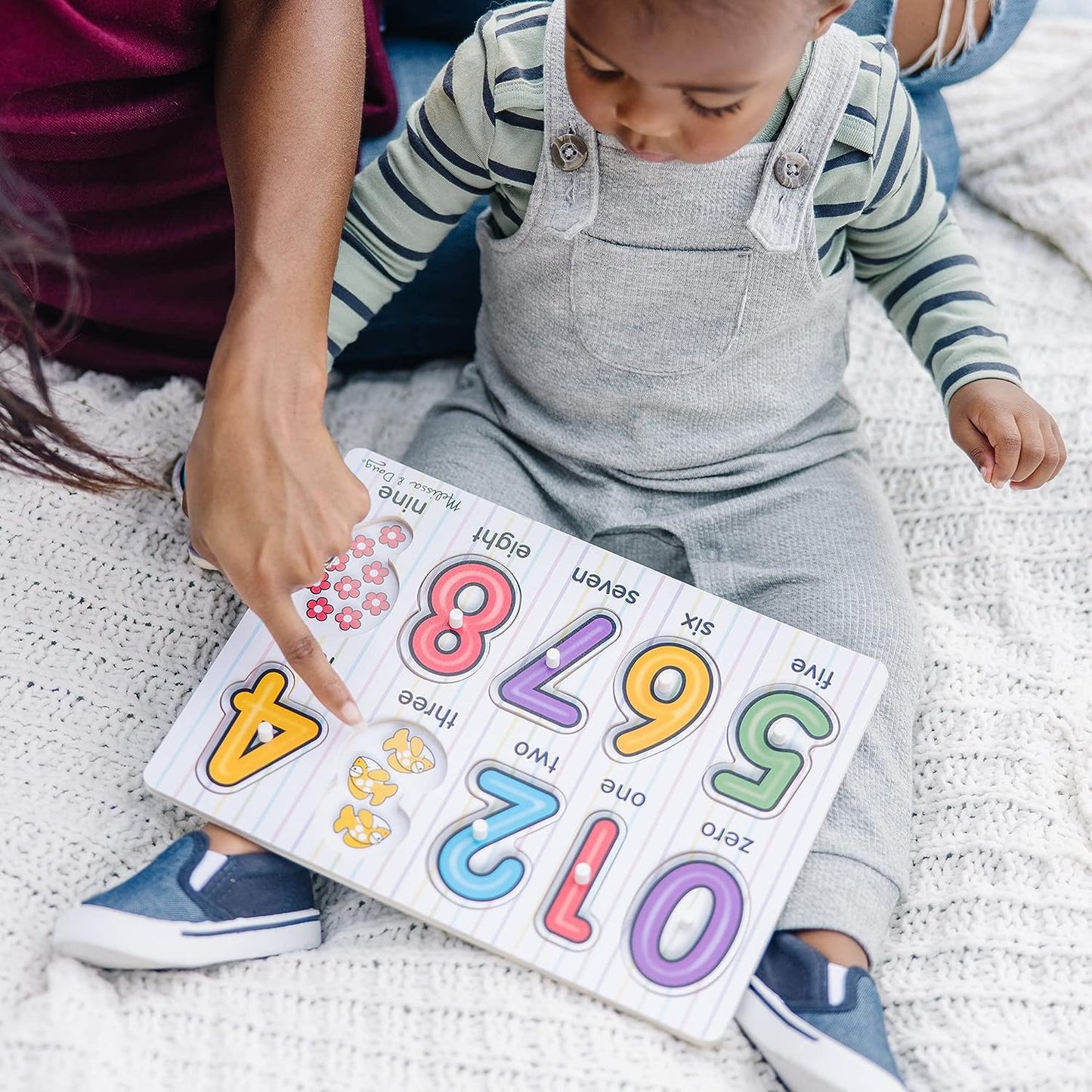 See-Inside Numbers Peg Puzzle - 10 Pieces
