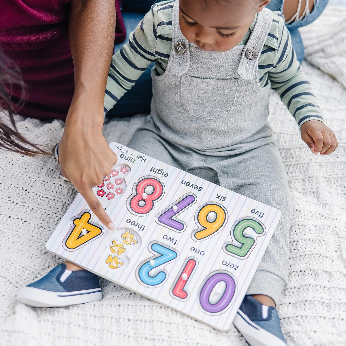 See-Inside Numbers Peg Puzzle - 10 Pieces