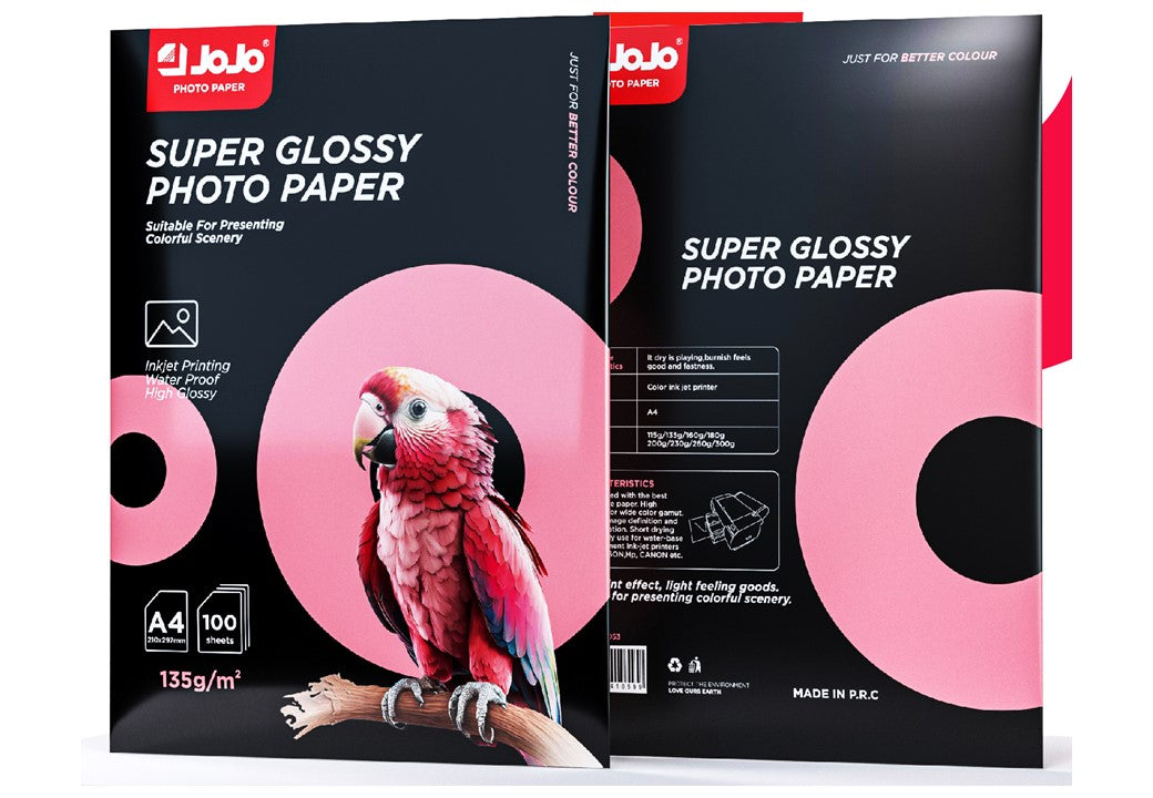 A4 GLOSSY PHOTO PAPER (135GX100SHEETS) JA-1053