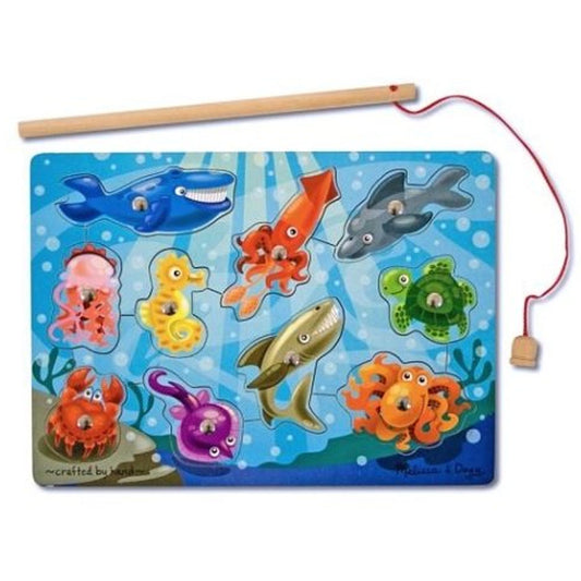 Fishing Magnetic Puzzle Game - 10 Pieces