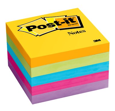 POST-IT ULTRA COLOURS 1.5" X 2" 653AU