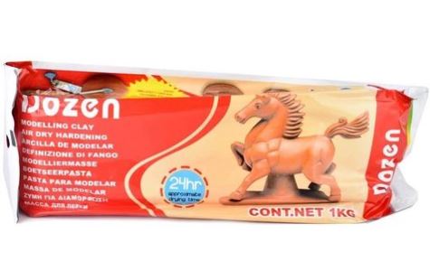 DOZEN Modelling Clay 1 Kg