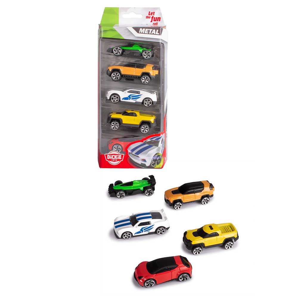 Die-cast Vehicles 5 Pack, 2-asst.