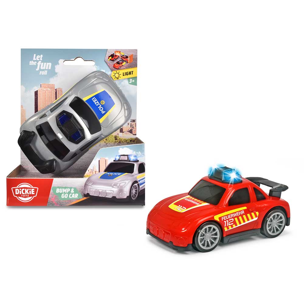 Bump & Go Car, 2-asst.