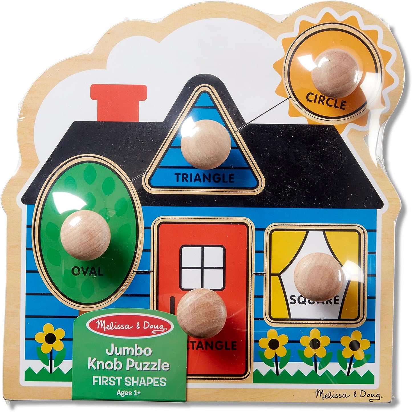 First Shapes Large Peg Puzzle - 5 Pieces