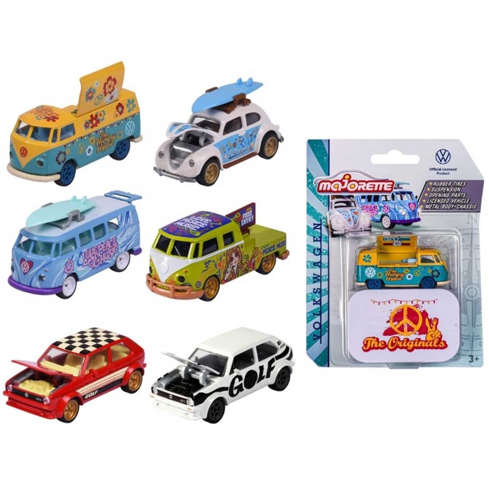 VW The Originals Deluxe Cars, 6-asst.