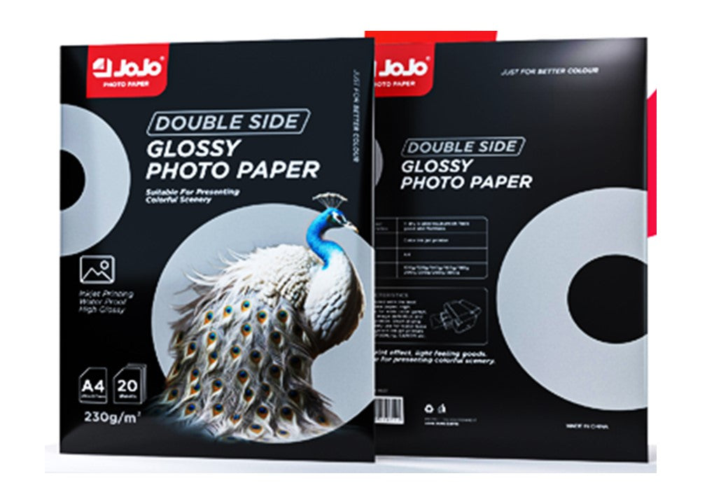 A4 DOUBLE SIDE GLOSSY PHOTO PAPER (230GX20SHEETS) JB-1027