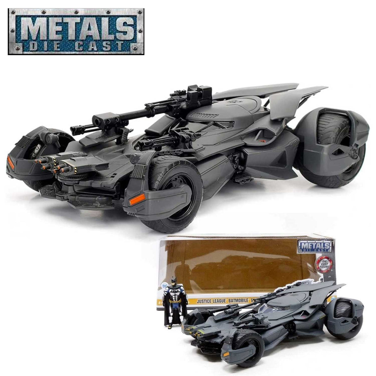 Batman Justice League Batmobile 1:24