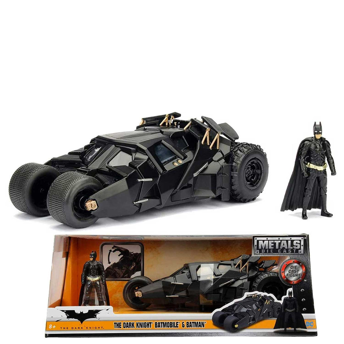 Jada Batman The Dark Knight Batmobile 1:24