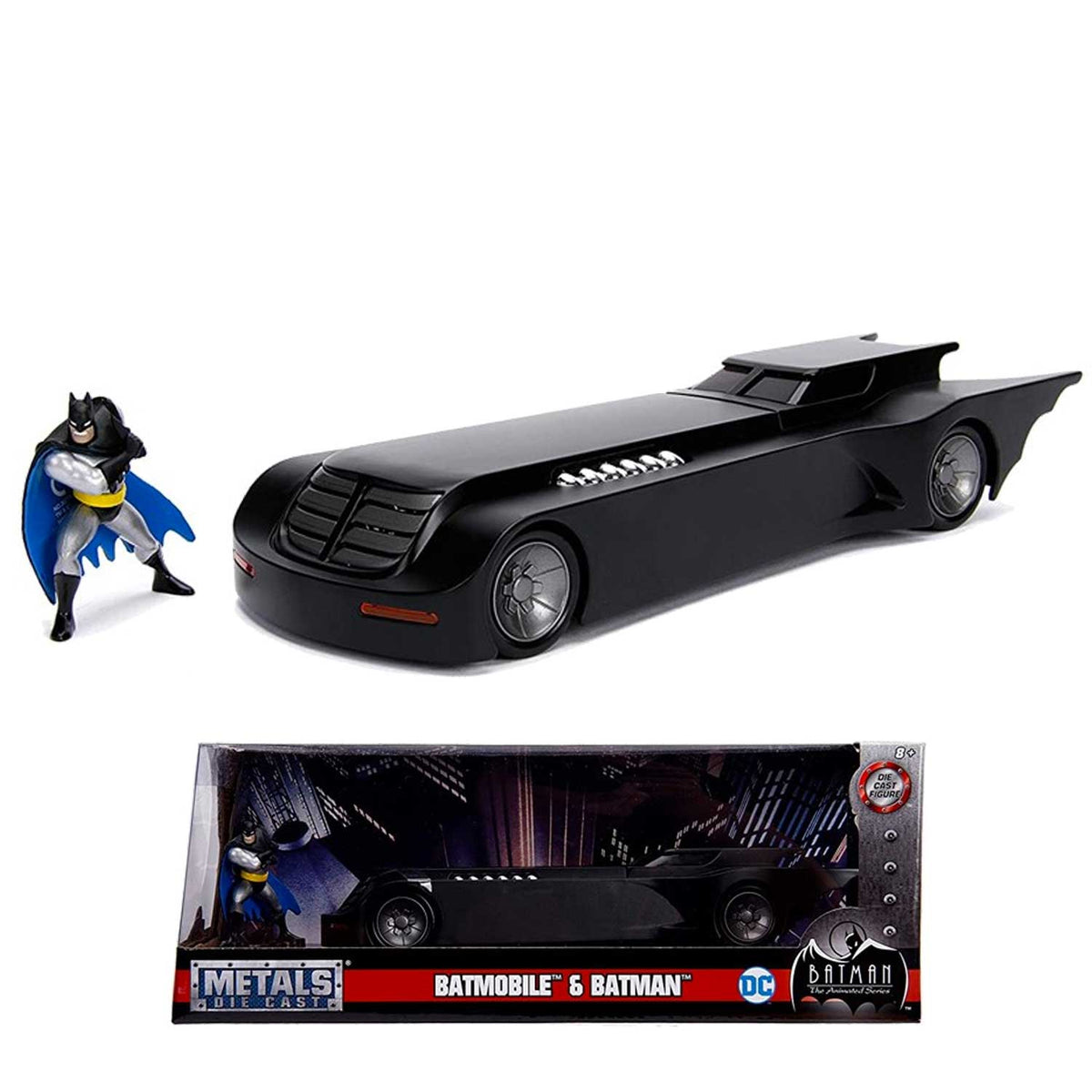Batman Animated Series Batmobile 1:24