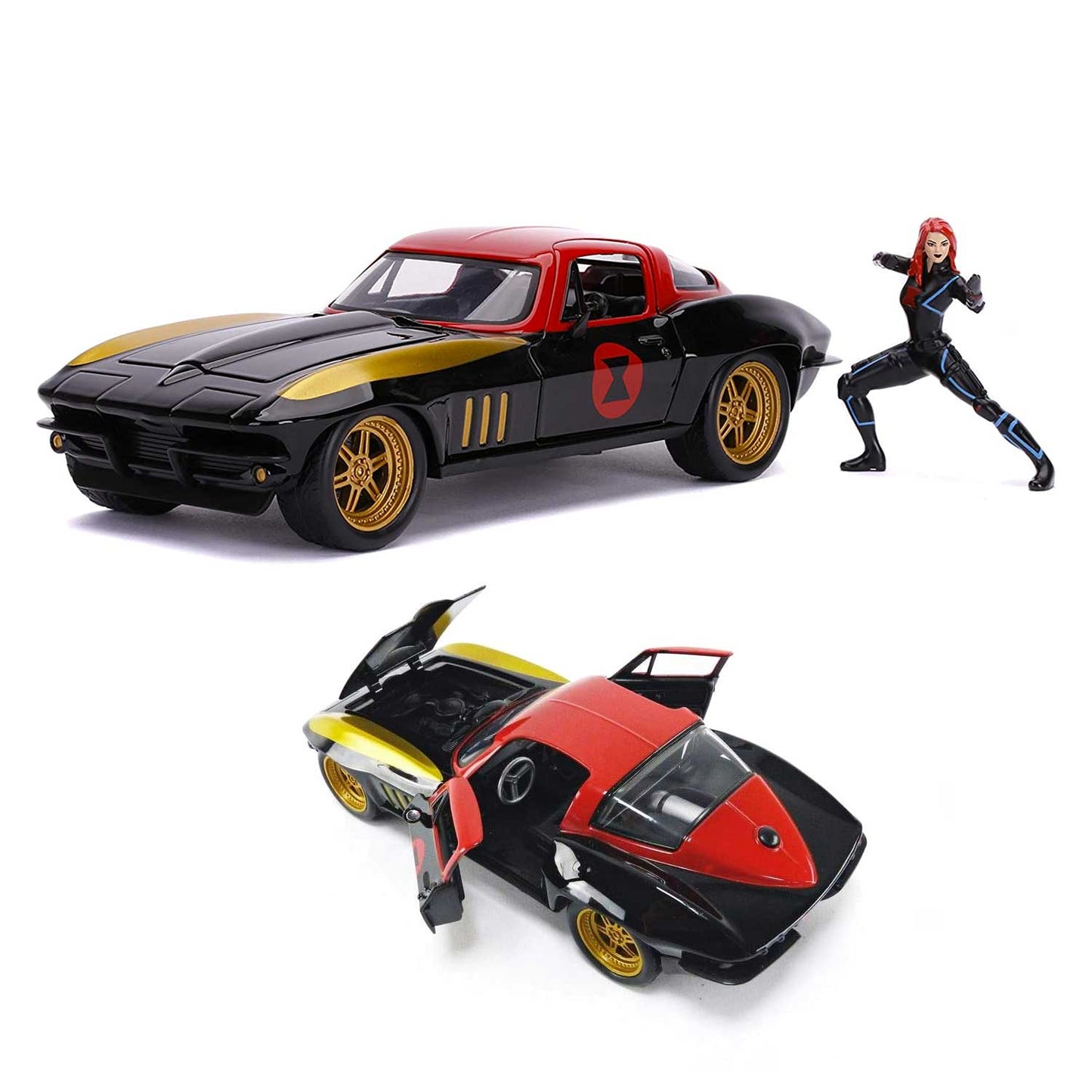 Marvel Black Widow 1966 Chevy 1:24