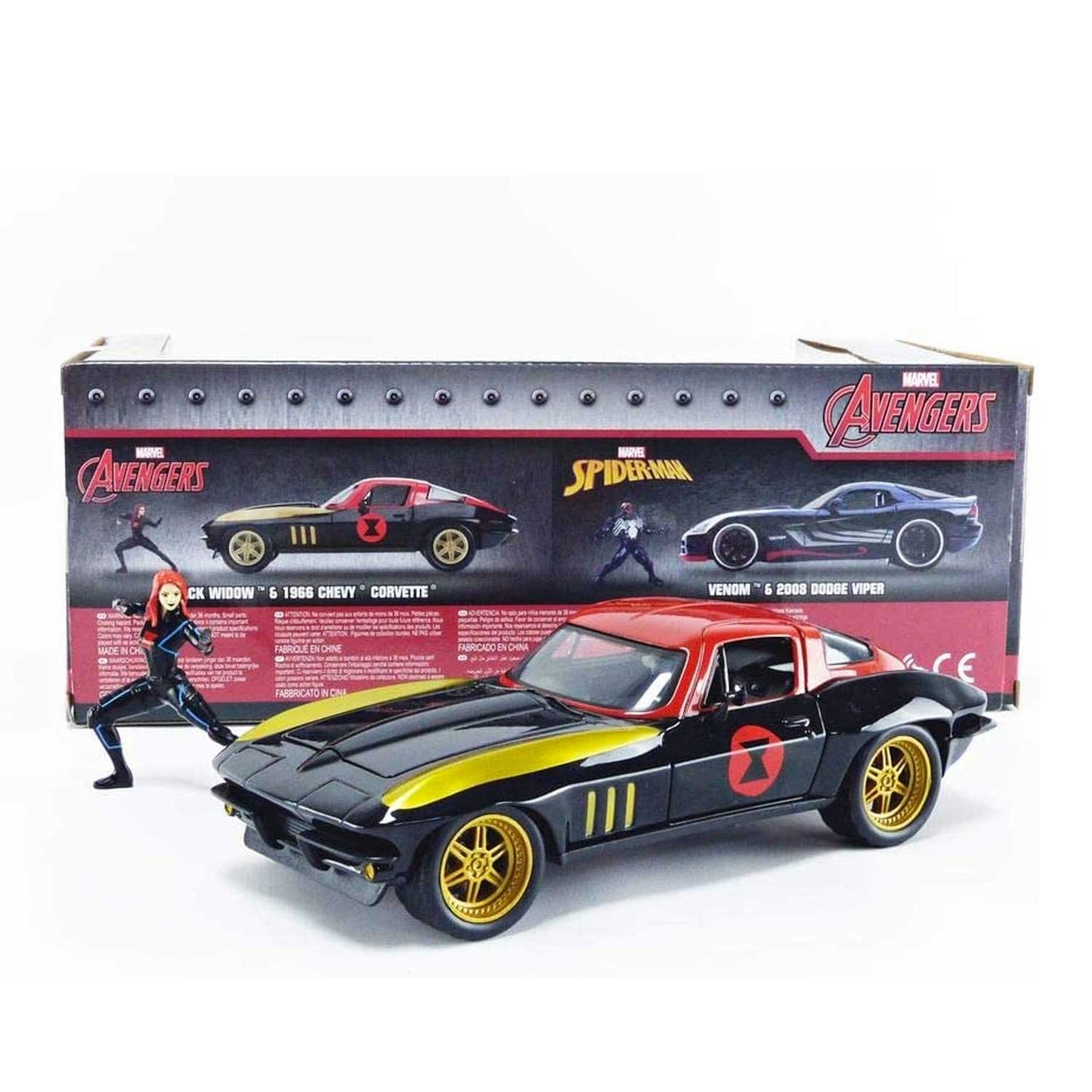 Marvel Black Widow 1966 Chevy 1:24