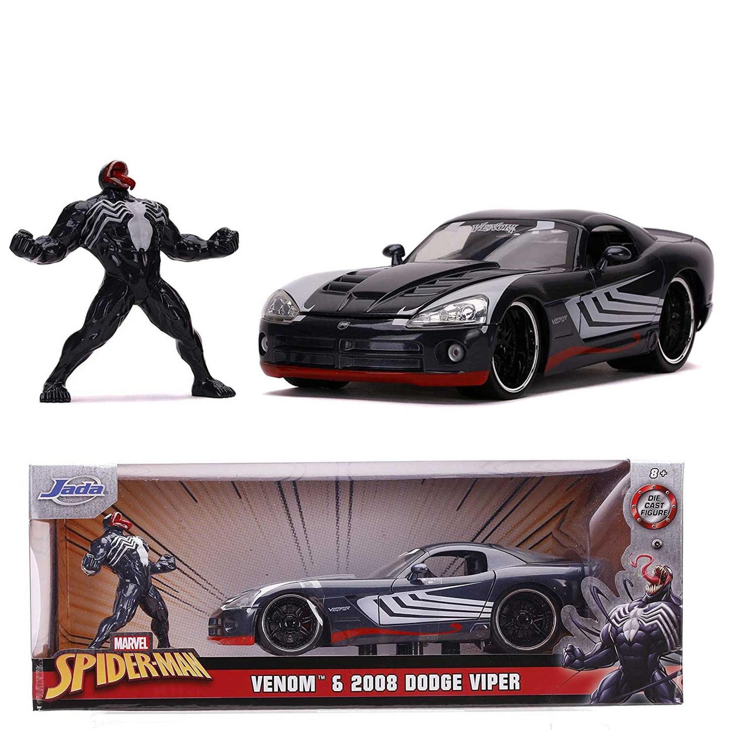 Marvel Venom 2008 Dodge Viper 1:24