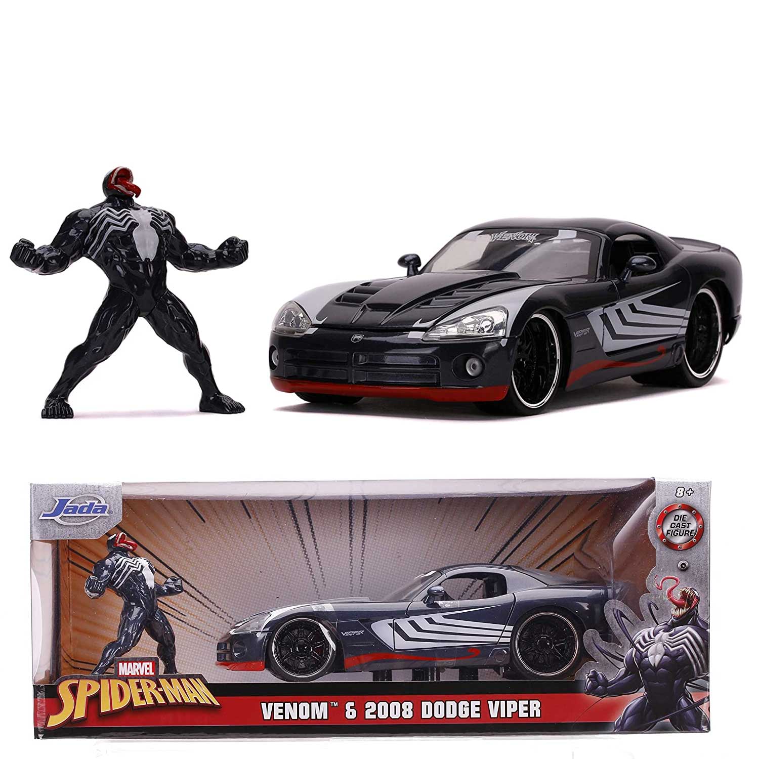 Marvel Venom 2008 Dodge Viper 1:24