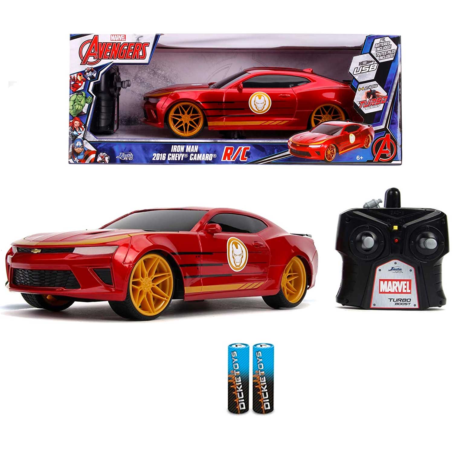 Jada Marvel RC Iron Man 2016 Chevy 1:16