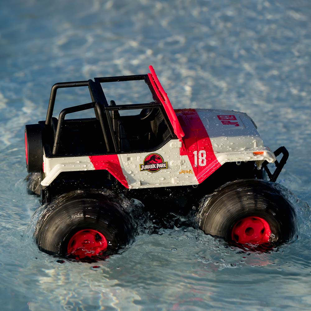 Jada - Jurassic Park RC Sea and Land Jeep 1:16